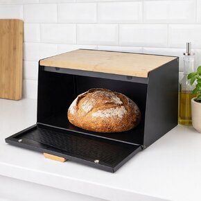 Chlebovka BLACK 35,5x21,5x21 cm