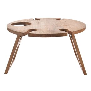 Piknikový tác-stolek MANGO pr. 39,5 cm, v. 24,5 cm