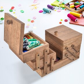 Kazeta na šití MANGO rozkládací 30,5x20x21 cm