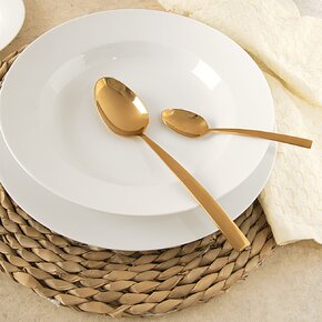 Jídelní příbory Gold 24 dílů