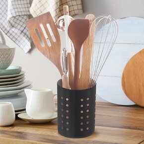 Stojan na příbory BLACK pr. 9,3 cm