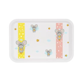 Servírovací dětský tác MYŠKA 30,5x21 cm