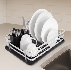 Odkapávač na nádobí Deluxe s podnosem 