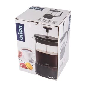 Konvice french press BLACK 0,9 l