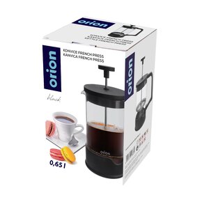 Konvice french press BLACK 0,65 l