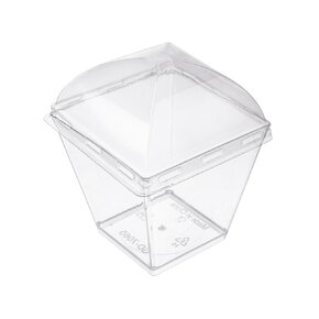 Pohárek s víčkem panna cotta 0,19 l 6 ks