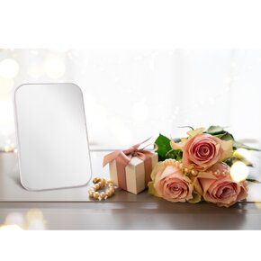 Kosmetické zrcátko se stojánkem 14x20 cm