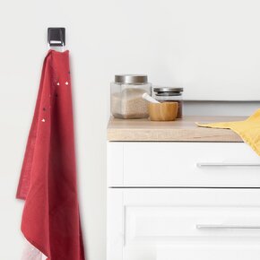 Háček-držák samolepicí BLACK 2 ks