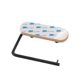 Držák toaletního papíru samolepicí BLACK