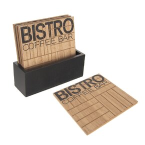 Podtácek Bistro se stojanem 4 ks