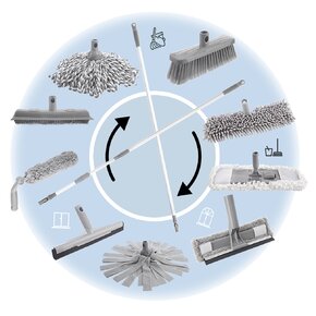 Hůl s klipem CLEAN SYSTEM