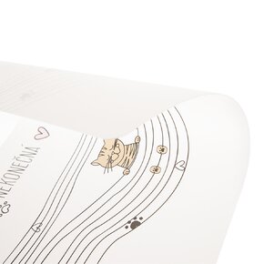 Prostírání NEKONEČNÁ LÁSKA kočka 43x28 cm