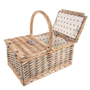 Piknikový koš s textilní vsadkou