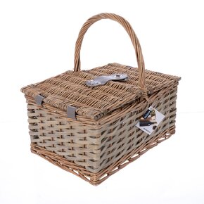 Piknikový koš s textilní vsadkou