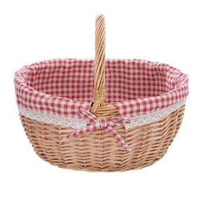 Piknikový koš s textilní vsadkou KÁRO