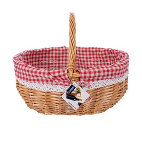 Piknikový koš s textilní vsadkou KÁRO