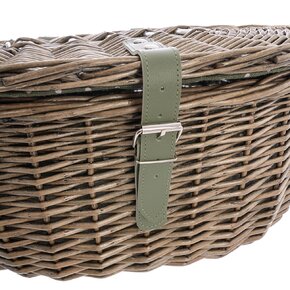 Piknikový koš s víkem a textilní vsadkou VERDE