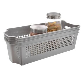 Košík Stack stohovat. kolečka 49,5x19x18 cm 