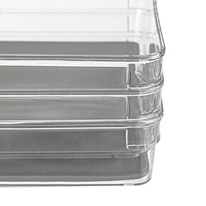 Košík-organizér GREY 24x16,2x4,8 cm