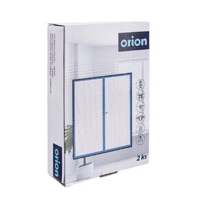 Síť proti hmyzu okno 2x 130x150 cm černá