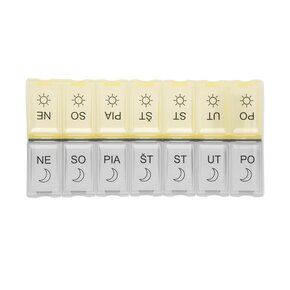 Organizér na léky týdenní 2 sekce