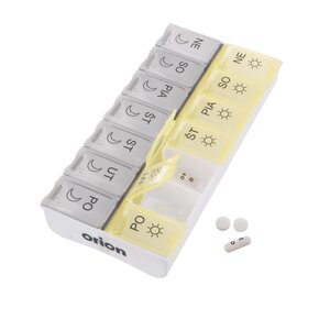 Organizér na léky týdenní 2 sekce