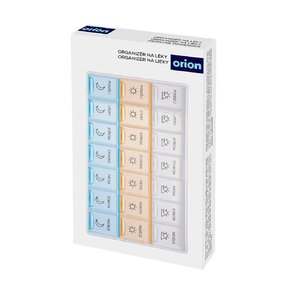 Organizér na léky týdenní 3 sekce