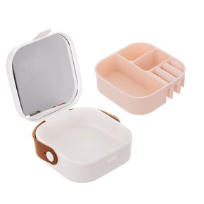 Cestovní šperkovnice se zrcadlem