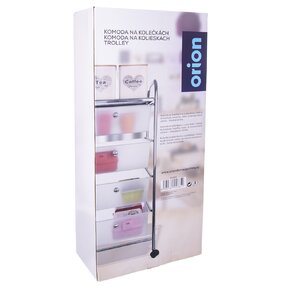 Komoda s kolečky 4 patra