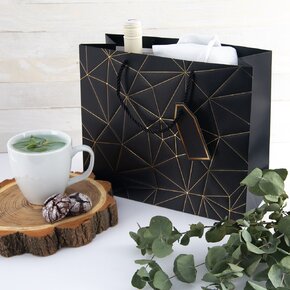 Dárková taška mřížka 31x12x26 cm