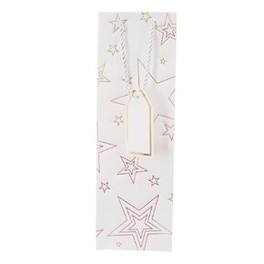 Dárková taška hvězda 12x9x36 cm 