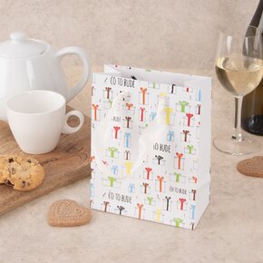 Dárková taška Čo to bude 14x7x18 cm