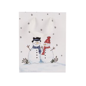 Dárková taška SNĚHULÁK 18x10x23 cm