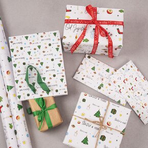 Dárková taška Šťastné a veselé 26x12x32 cm