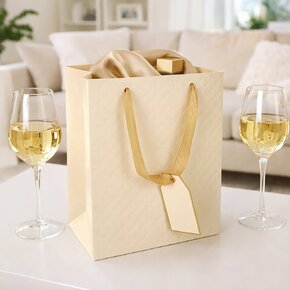 Dárková taška quilt 18x10x23 cm