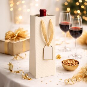 Dárková taška quilt 12x9x35 cm