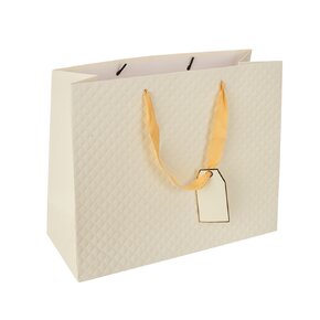 Dárková taška quilt 31x12x26 cm