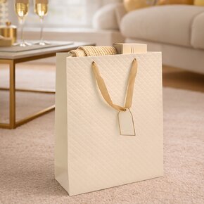 Dárková taška quilt 30x12x41,5 cm