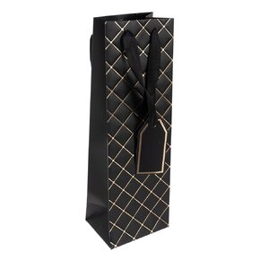 Dárková taška quilt 12x9x36 cm