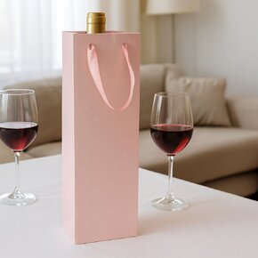 Dárková taška vytlačovaná srdíčka 12x9x36 cm