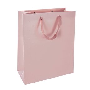 Dárková taška vytlačovaná srdíčka 26x12x32 cm