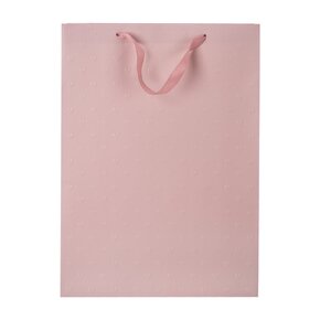 Dárková taška vytlačovaná srdíčka 30,5x12x42 cm