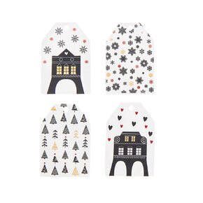 Visačky-jmenovka DOMKY 20 ks