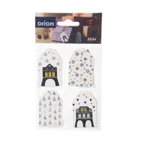 Visačky-jmenovka DOMKY 20 ks