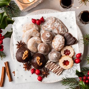 Servírovací ubrousky hvězdy VLOČKA