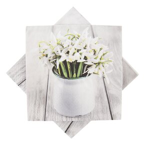 Servírovací ubrousky jaro