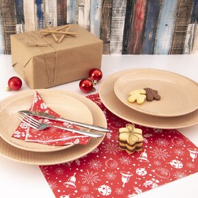 Servírovací ubrousky vánoční čas
