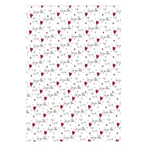 Balicí papír Len pre teba 100x70 cm 2 ks