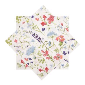 Servírovací ubrousky květy