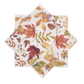 Servírovací ubrousky podzimní listí